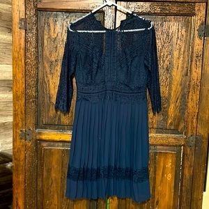 Navy blue dress